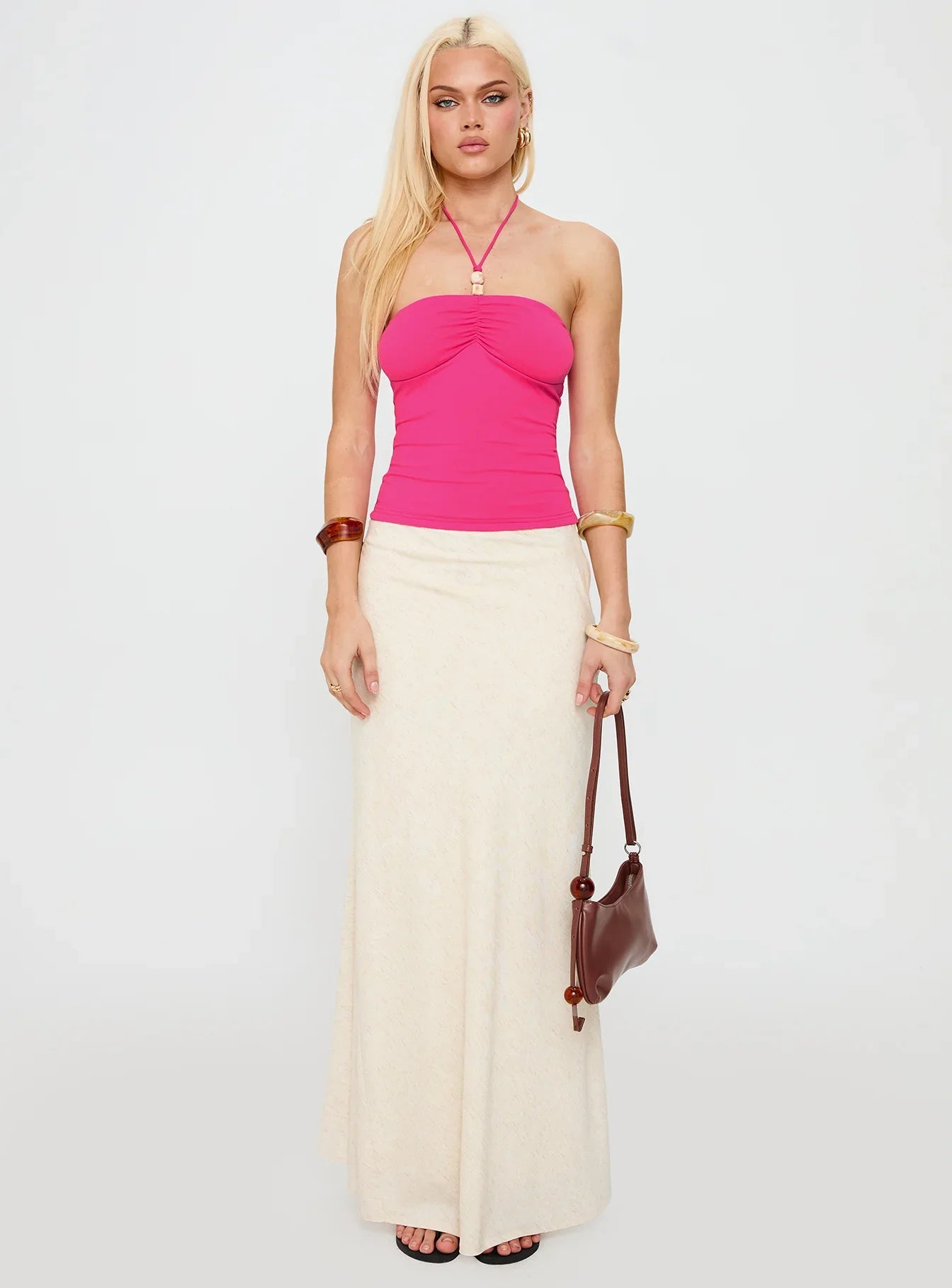 A Vision Hardware Detail Top Hot Pink