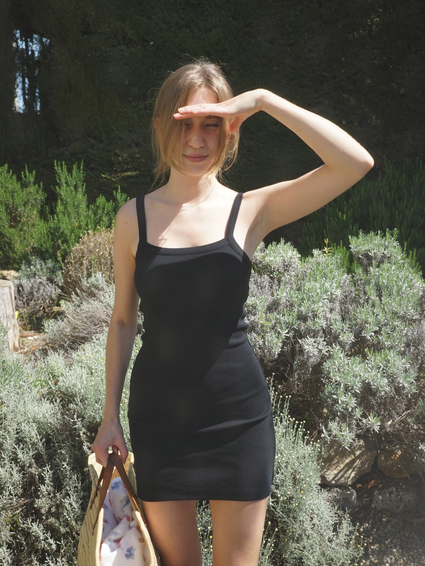 Daily Tank Dress Ribbed Baby Yellow