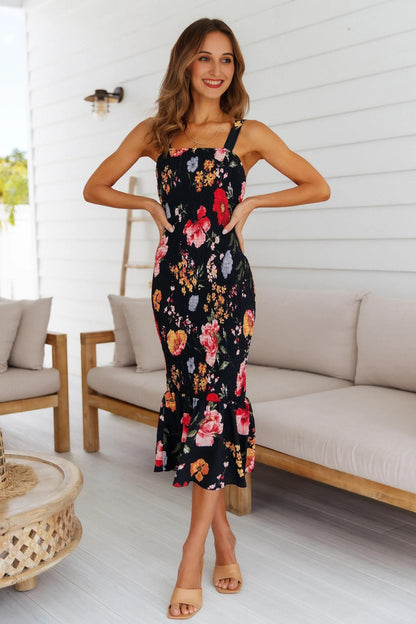 Flower Gallery Maxi Dress