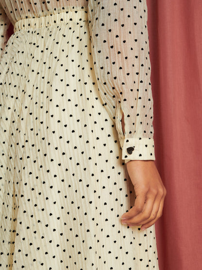 Dove Hearts Maxi Dress