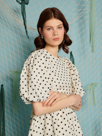 Hali Polka Dot Mini Dress