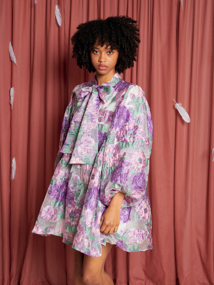 Revna Jacquard Mini Dress