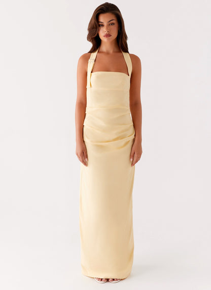 Rumour Has it Maxi Dress - Yellow