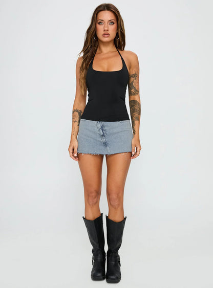 Ezekiel Nylon Top Black
