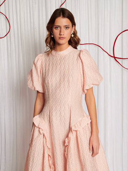 Swift Jacquard Midi Dress