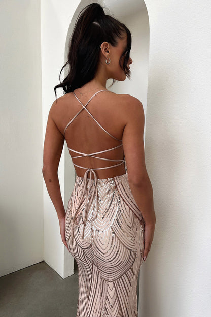 Nolan Maxi Dress - Gold