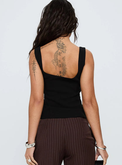 Zamie Top Black