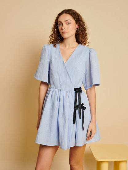 Charm Jacquard Mini Dress
