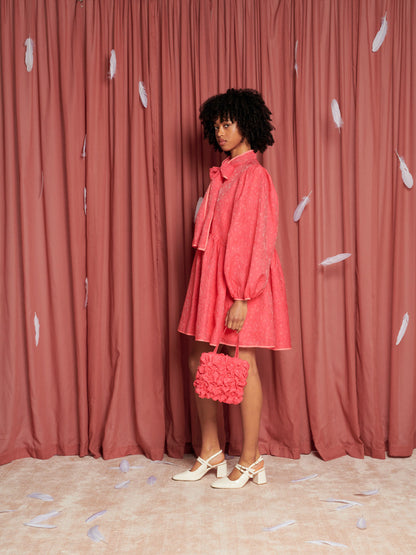 Parakeet Bow Mini Dress