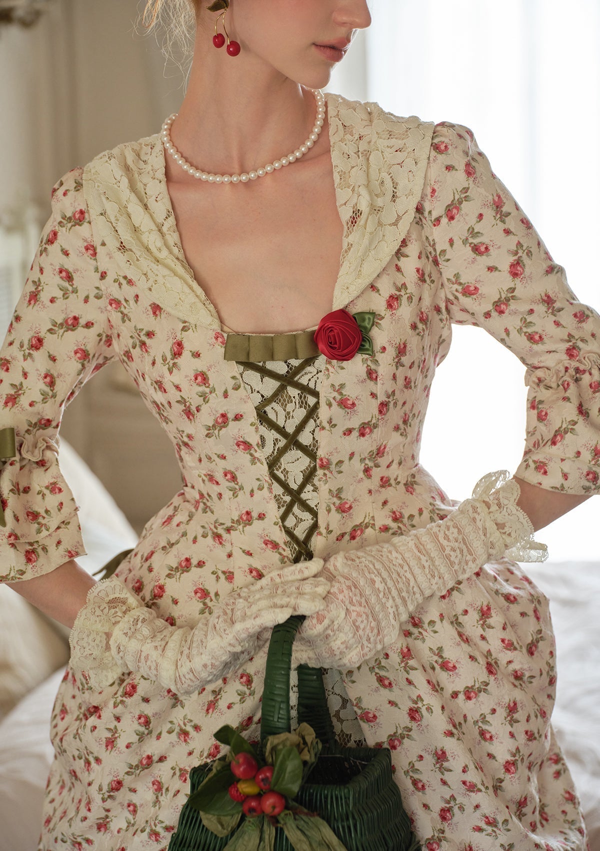 The Feast of Strawberry Bustle Dress