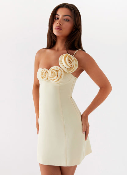 Sweetpea Mini Dress - Yellow